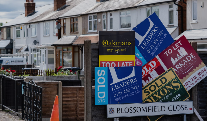 The average price of a home in the UK has fallen by £5,000 in November